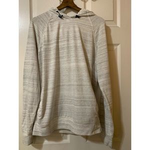 American Eagle Pull Over Hoodie White